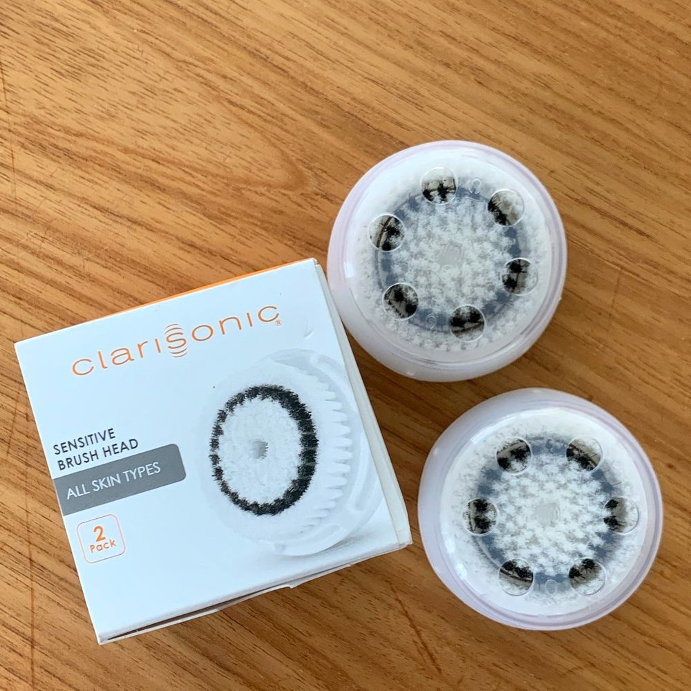 NEW Clarisonic Sensitive Brush Head - 2 pack